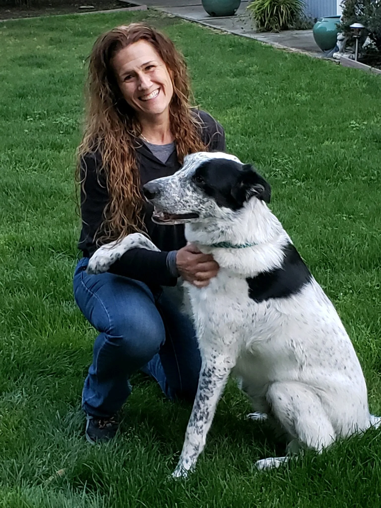 Growing up with dogs her whole life Tasha became active in training and behavior in 2000 when she started volunteering at the Peninsula Humane Society. She has a background in grooming, working as a groomer in Half Moon Bay for 6 years. In 2006 she graduated Trish King’s Canine Behavior Academy. In 2013 she passed the Association of Professional Dog Trainers testing requirements to become a Certified Professional Dog Trainer (CPDT-KA). She is certified through the American Kennel Club as a Canine Good Citizen Evaluator. Tasha currently teaches a wide range of classes to the public at PHS/SPCA and conducts private 1:1 behavior consultation.



Tasha currently resides with her cat ‘Ember’ that was found in a back alley and her forever puppy ‘Baloo’ a great pyrnesse cattle dog mix. She most recently shared her home with her deaf border collie mix ‘Grayson’ who was her inspiration, passing in 2017 and her border collie ‘Pheobe’ who was her teacher, passing in 2020.







Tasha’s passion is dogs, she enjoys working with the shy, fearful, or reactive dog and has a soft spot for the special needs dog, whether it is a physical or behavior issue. She enjoys the challenge that comes with these dogs. She has extensive experience working with herding breeds and deaf dogs. Her approach to training is to build the bond between the human and dog for a lasting relationship. She finds the true reward of teaching is being able to witness the positive change take place in the owner and dog