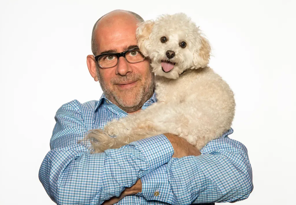 Steve Brooks training a dog