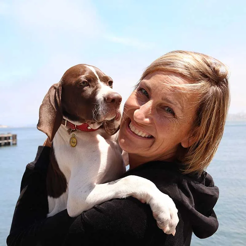 Meet AllyYour puppy raising maestroAlly Stoops developed No Bones About It in response to the needs of her busy clients.Ally’s enthusiasm and dedication to her clients (both dog and human) for the past 25 years have made her one of the most sought-after trainers in Marin county for puppies and adolescent dogs.
Having raised three children while running her own lively household and business, Ally understands the demands that busy families and professionals face. She knows how to set realistic goals that fit into everyday life. Her puppy training packages provide relief to her clients while ensuring puppies learn new skills, socialize, and have loads of fun in the process! She produces real life results which clients benefit from throughout their dog’s life.
Ally uses force-free and positive reinforcement based methods. She loves learning and regularly attends dog training and behavior events to improve her skills and knowledge. She cares deeply about staying in touch with the latest developments in dog training.
Ally lives and trains in her Mill Valley home and is supported by her VERY patient husband. She is amused daily by the antics of her own dogs and two cats.
You know how sometimes you feel so fortunate that someone so wonderful has come into your life? That is how I feel about YOU. So nice to know Koda is in good hands. I never have to worry.LORI F., MILL VALLEYReady for school to start?CALL
EMAIL
GET IN TOUCHcontact form

CALL
EMAIL
GET IN TOUCHcontact form