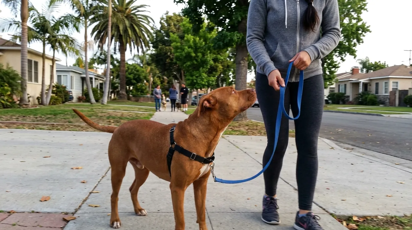 Private dog training session in San Diego