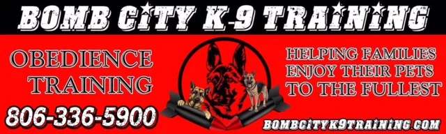 Welcome to Bomb City K9 / BCK9 Training! 



QUALITY TRAINING AT AN AFFORDABLE PRICE! HERE TO BRING OUT THE VERY BEST IN YOUR DOG! 



Bomb City K9 Training  is here to offer top quality dog training for an affordable price. When choosing BCK9, you are not just a client, you become part of an ever growing family.                   We are located at 12185 Burlington Rd. Amarillo, Tx.



Bomb City K9 Training is a family owned and operated business that was established in July of 2019 and over the years we continue to thrive helping families enjoy their pets to the fullest. Our friendly staff will treat your pup as their own while we work with them to build confidence and instill obedience. We are based out of Amarillo and service many surrounding cities with our board and train programs and offer a variety of local services that will create the perfect plan for you and your pup. We also have been offering training services in Lubbock and the surrounding areas since May of 2021.



BCK9 was Amarillo’s Community Choice Award winner in 2023, 2024 and 2025 for best dog training. We have also been awarded first place with Community Votes Amarillo, in both 2023 and 2024 for best dog training and 2025 for best kennels. We love what we do and are honored to be serving the Amarillo community and surrounding areas. Thank you all for showing support back!!!







Pricing may vary depending on method of payment, prices of training listed will be higher if booking online through the buy now, pay later financial option with Affirm. To book without Affirm assistance please give us a call 806-336-5900, and we will get you set up!



Please see service description for more information on each program!



Our Services Include:                          



2-Week Board and Train: {$2150.00 / $2350.00 w/ Affirm} (Includes Lifetime Support) 5mo and older



Multi Dog 2-Week Board and Train: {$1935.00 per dog including multi-dog discount / $2115.50 per dog including multidog discount w/ Affirm} (Includes Lifetime Support) 5mo and older



E-Collar Training: {$2650.00 / $2850.00 w/ Affirm} (Includes Lifetime Support) 5mo and older



4 Week Extended Obedience Board and Train: {$3600.00 / $3850.00 w/ Affirm} (Includes lifetime support) 5mo and older



One Week Board and Train: {$1200.00 / $1350.00 w/ Affirm} 5mo and older (DOES NOT include lifetime support) 5mo and older



3 Week Puppy Classes: {$350.00 / Free with 2 week board and train purchase for age qualifying dogs /Affirm assistance not available} between 8-12 weeks old (Must be local to either Amarillo or Lubbock) (DOES NOT include lifetime support unless 2 week board and train is purchased)



5 Week In-Home: {$850.00 / $950.00 w/ Affirm} (Must be local to either Amarillo or Lubbock) (DOES NOT include lifetime support) 5mo or older



Private Sessions: {$185.00 per hour / Affirm assistance not available}  (Must be local to either Amarillo or Lubbock) (DOES NOT include lifetime support) 8 weeks and older / 1 hour session minimum 



Client Boarding: {$50 per night} proof of Boosters, Bordetella, Parvo, and Rabies vaccinations must be provided and current on or before entry dates of boarding



Every dog is required to have proof of up to date shot records including Parvo, Bordetella, Rabies and yearly booster vaccinations before working with one of our trainers or entering for any board and train program!



Bomb City K9 has a no refund policy regardless of the payment method; however, in the event training is cancelled due to unforeseen circumstances such as but not limited to death of the dog, the dog running away, or abduction of the dog, a credit for the amount received for that dogs training is applied to the clients account with BCK9 to use towards future training needs. If the dog for any reason should need to be delayed for their scheduled entry due to illness, injury, heat cycle, etc. contact the Bomb City K9 Training office line to discuss next availability. 806-336-5900



Don’t miss out, get booked TODAY!



806-336-5900 or contact us via:



Facebook



Google



Or Email: trey@bombcityk9.com



Ask about our discounts for : Military, Veterans, Law Enforcement, First Responders, Healthcare Workers, Teachers and Students     (Discounts are not stackable to other available discounts) – If booking through Affirm, call for the discount code that applies to you!!!