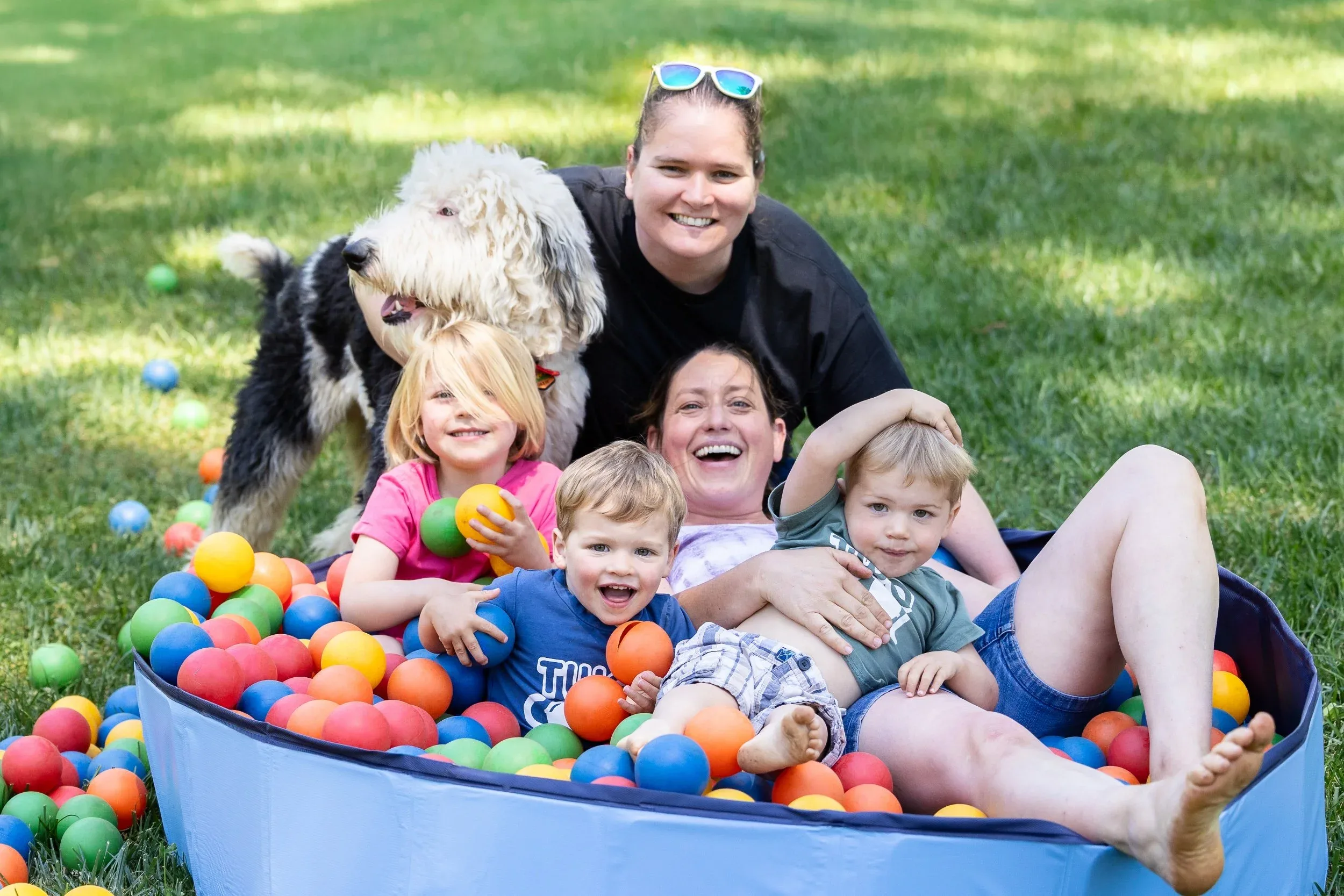 Family Funday 2025 Ollie the Sheepadoodle