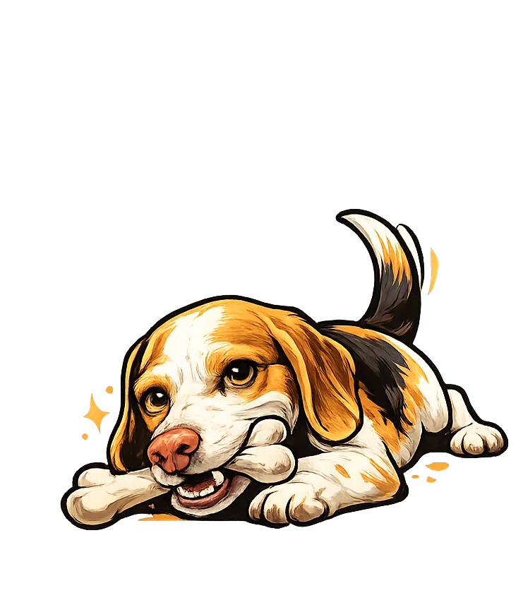 K-9 dog illustration