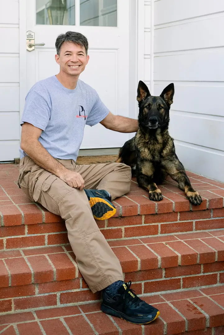 HomeTrainingOther ServicesAboutContact Select Page HomeTrainingOther ServicesAboutContact     Palos Verdes K9trained right.trusted for life. Contact Us  Palos Verdes K9trained right.trusted for life. Contact Us        AboutPalos Verdes K9 At Palos Verdes K9, we specialize in transforming the relationship between you and your dog. Whether you’re dealing with behavioral challenges, want a more obedient companion, or need structured training for a new addition to the family — our programs are built around real results.With over 100 years of combined experience, our certified trainers have worked with thousands of dogs across every breed, size, and temperament. We don’t believe in one-size-fits-all. Every program is customized to your dog and your household.From basic obedience to advanced behavior modification, we give you the tools and confidence to enjoy your dog every single day.We train dogs to perform at their highest level,building the structure and reliability that define a truly trained companion.  Learn More  Voted Best Dog Trainer Palos Verdes K9 has been named 2026 Best Dog Trainer by Easy Reader’s Best of the Beach — the South Bay’s most trusted community awards, voted on by local residents. This recognition reflects our commitment to delivering real results for real families, one dog at a time.                  Traci Critton     Trustindex verifies that the original source of the review is Google. Mike is the best! Honey Boy is my wonderful but very energetic and strong golden retriever. As he hit adolescence he was getting difficult for me to walk. He started being reactive to other dogs and was constantly breaking free and chasing peacocks. Mike has given me so much confidence and I can now walk Honey Boy without being fearful. Mike is not only uber knowledgeable about dogs, he is easy going, kind and friendly. I look forward to our sessions. He listens to what you want help with and really focuses on your needs. I greatly value Mike and I am so thankful for his help! I cannot recommend him highly enough!              G Gammell     Trustindex verifies that the original source of the review is Google. Mike helped me control, walk and enjoy my two shepherd mix dogs.  They did not like other dogs, or people walking dogs.  They are now ok with experiencing dogs at the park, and around the neighborhood.  I am so happy Mike helped them and me.              Dan Lau     Trustindex verifies that the original source of the review is Google. Thanks to Mike he helped our family get the best dog ever!! We couldn’t imagine our house without Zokko, the biggest and most handsome German Shepard you have ever seen. Mike is a master trainer and can help find a dog that suits your family needs. He helped us find Zokko from a breeder in Germany. Once Zokko came here, Mike kept him for several months fine tuning all the training and protection work. Once Zokko was ready to integrate into our home with our 2 elementary aged daughters, Mike gave us our dog. He continued to come over weekly to train Zokko and help with the protection work and commands. Our Zokko is ready to keep us safe and will surely deter any potential intruder. And on the flip side he gets lots of hugs from our daughter’s friends, and enjoys every moment. But most importantly he is our newest family member. We love him!!
Thank you Mike for everything!! Oh and to top it off, his wife is a fabulous Veterinarian down the road. VIP treatment all the way!!!              Ommid Ferdows     Trustindex verifies that the original source of the review is Google. Amazing results with Mike—professional, patient, and very knowledgeable. Easy, effective training and a genuinely great guy. Highly recommend!              Me     Trustindex verifies that the original source of the review is Google. Went through two other trainers with my rescue dog before PVK9; wish I would've contacted Mike first!! I would have saved THOUSANDS!
I hesitated at first, assuming anyone training "working breeds" would have a militant approach. WRONG! He's got a "southbay surfer vibes" approach, yet all the knowledge and experience for elite working class dogs. Plus, he is humble in his confidence! Doesn't overpromise. Isn't fixated on a "system" he created; but rather pulls out the tools for the dog that's in front of him. He works with you; in the environments you live in! AND, my dog LOVES him! Mike makes corrections fun! A little more than halfway through our program and we've made progress I am proud of and that others can recognize.
If you want truly specialized dog training with results, this is your guy!              Restaurant Rescue     Trustindex verifies that the original source of the review is Google. Ok, Zilla is a LOT of dog.  I raised him from a puppy and he’s even a bit of a handful for me some times.  But ‘Magic Mike’ is able to handle him like he’s a 10lb puppy.  PVK9 is the only place I board my dog.  They pick him up, drop him off and take excellent care of him.  If you love your dog like I do, this is the only place you want your dog to stay while you’re away.  Worth every penny, A+, 5 Stars, Two thumbs up!              Christine Adams     Trustindex verifies that the original source of the review is Google. Mike at Palos Verdes K9 is an absolute expert in training working breeds. I initially started sessions with him to work on my 100lb Doberman’s reactivity. I intended on a few spot training sessions and what I received was an entire education in canine behavior and motivation. I’ve owned Dobermans for years so I thought i knew what I was doing however the sessions with Mike were game changing (yay! the reactivity is gone!) so we continued to do sessions to work on new skills, the perfect heel, recall, etc. Mike has taken my dog communication skills to a new level (which is impressive cuz I’m much harder to train). He focuses on how to communicate effectively with a high-drive dog and leverage their instincts.
I love that the sessions are always designed around our real world needs as opposed to the one size fits all programs I’ve seen other trainers use. I have taken lots of group classes, lessons with other trainers, and even joined an obedience club over the years and I have never seen a more legit wonderful dog trainer than Mike. He is quite simply… the 💯 truth. He could train any dog but if you’re a dog parent to a working breed capable of outsmarting you, stealing your dinner, and dragging you 200 yards because they just saw a squirrel… Mike is for sure the trainer for you.              Nicole R     Trustindex verifies that the original source of the review is Google. Mike is one of the most experienced dog trainers in all of Los Angeles County. Great start with the basics and then gradually testing and improving various commands and skills. All of which keep you and your puppy safe. He taught me how to read my belgian malinois’s body language and a good diet to have her on. I always felt better after each session knowing i was understanding my dog more and helping her behave better.               Our ServicesTrainingBoardingK9 Sales View our servicesTraining Programs Every dog and family is different. That’s why we offer three structured training tiers — so you can choose the program that fits your situation and goals.Foundation$1,5008 Sessions Best for: Dogs with 1–2 specific behavior issues like pulling on leash, jumping on guests, or barking at the door.Covers basic obedience, leash manners, and household boundaries. A focused program to solve your most pressing challenges. Get StartedFoundation Plus$2,50010 Sessions Best for: Dogs that need more structured correction across multiple areas — reactivity, anxiety, inconsistent recall, or multi-dog households.Includes everything in Foundation plus off-leash reliability, guest manners, and real-world socialization work.    Get StartedComprehensive$5,50012 Sessions · 90 Days Best for: Families wanting a complete lifestyle transformation for their dog — or dogs with deep-rooted behavioral challenges that require sustained, intensive work.Our most thorough program: 12 sessions over 90 days with full behavior modification, advanced obedience, and ongoing trainer support throughout.     Get StartedYour ExpectationsAward-Winning TrainersOur team includes national and international champions, certified professionals, and the 2026 Best Dog Trainer in the South Bay.Customized ProgramsEvery training plan is built around your dog’s behavior, your family’s lifestyle, and your specific goals.Lifetime SupportTraining doesn’t end when the sessions are over. We’re here for the life of your dog with follow-ups, check-ins, and ongoing guidance.Real-World ResultsWe train for real life — not just controlled environments. Your dog will respond reliably at home, on walks, and around guests.All Breeds, All AgesFrom puppies to senior dogs, small breeds to large working dogs — we customize our approach to fit every dog and every family.Hands-On ApproachOur trainers work directly with you and your dog, so you have the skills and confidence to maintain results long-term.Meet Our TeamMike McGowanOver 30 years training elite working dogs for military and police K9 use, along with families seeking the perfect companion.Dr. Jill Child, DVMManaging doctor at Phil HoelcherInternational champion and world-renowned trainer who has worked with police, military, and film productions. He personally helps select and shape dogs for our clients.5-Star pet owner experiences                  Traci Critton     Trustindex verifies that the original source of the review is Google. Mike is the best! Honey Boy is my wonderful but very energetic and strong golden retriever. As he hit adolescence he was getting difficult for me to walk. He started being reactive to other dogs and was constantly breaking free and chasing peacocks. Mike has given me so much confidence and I can now walk Honey Boy without being fearful. Mike is not only uber knowledgeable about dogs, he is easy going, kind and friendly. I look forward to our sessions. He listens to what you want help with and really focuses on your needs. I greatly value Mike and I am so thankful for his help! I cannot recommend him highly enough!              G Gammell     Trustindex verifies that the original source of the review is Google. Mike helped me control, walk and enjoy my two shepherd mix dogs.  They did not like other dogs, or people walking dogs.  They are now ok with experiencing dogs at the park, and around the neighborhood.  I am so happy Mike helped them and me.              Dan Lau     Trustindex verifies that the original source of the review is Google. Thanks to Mike he helped our family get the best dog ever!! We couldn’t imagine our house without Zokko, the biggest and most handsome German Shepard you have ever seen. Mike is a master trainer and can help find a dog that suits your family needs. He helped us find Zokko from a breeder in Germany. Once Zokko came here, Mike kept him for several months fine tuning all the training and protection work. Once Zokko was ready to integrate into our home with our 2 elementary aged daughters, Mike gave us our dog. He continued to come over weekly to train Zokko and help with the protection work and commands. Our Zokko is ready to keep us safe and will surely deter any potential intruder. And on the flip side he gets lots of hugs from our daughter’s friends, and enjoys every moment. But most importantly he is our newest family member. We love him!!
Thank you Mike for everything!! Oh and to top it off, his wife is a fabulous Veterinarian down the road. VIP treatment all the way!!!              Ommid Ferdows     Trustindex verifies that the original source of the review is Google. Amazing results with Mike—professional, patient, and very knowledgeable. Easy, effective training and a genuinely great guy. Highly recommend!              Me     Trustindex verifies that the original source of the review is Google. Went through two other trainers with my rescue dog before PVK9; wish I would've contacted Mike first!! I would have saved THOUSANDS!
I hesitated at first, assuming anyone training "working breeds" would have a militant approach. WRONG! He's got a "southbay surfer vibes" approach, yet all the knowledge and experience for elite working class dogs. Plus, he is humble in his confidence! Doesn't overpromise. Isn't fixated on a "system" he created; but rather pulls out the tools for the dog that's in front of him. He works with you; in the environments you live in! AND, my dog LOVES him! Mike makes corrections fun! A little more than halfway through our program and we've made progress I am proud of and that others can recognize.
If you want truly specialized dog training with results, this is your guy!              Restaurant Rescue     Trustindex verifies that the original source of the review is Google. Ok, Zilla is a LOT of dog.  I raised him from a puppy and he’s even a bit of a handful for me some times.  But ‘Magic Mike’ is able to handle him like he’s a 10lb puppy.  PVK9 is the only place I board my dog.  They pick him up, drop him off and take excellent care of him.  If you love your dog like I do, this is the only place you want your dog to stay while you’re away.  Worth every penny, A+, 5 Stars, Two thumbs up!              Christine Adams     Trustindex verifies that the original source of the review is Google. Mike at Palos Verdes K9 is an absolute expert in training working breeds. I initially started sessions with him to work on my 100lb Doberman’s reactivity. I intended on a few spot training sessions and what I received was an entire education in canine behavior and motivation. I’ve owned Dobermans for years so I thought i knew what I was doing however the sessions with Mike were game changing (yay! the reactivity is gone!) so we continued to do sessions to work on new skills, the perfect heel, recall, etc. Mike has taken my dog communication skills to a new level (which is impressive cuz I’m much harder to train). He focuses on how to communicate effectively with a high-drive dog and leverage their instincts.
I love that the sessions are always designed around our real world needs as opposed to the one size fits all programs I’ve seen other trainers use. I have taken lots of group classes, lessons with other trainers, and even joined an obedience club over the years and I have never seen a more legit wonderful dog trainer than Mike. He is quite simply… the 💯 truth. He could train any dog but if you’re a dog parent to a working breed capable of outsmarting you, stealing your dinner, and dragging you 200 yards because they just saw a squirrel… Mike is for sure the trainer for you.              Nicole R     Trustindex verifies that the original source of the review is Google. Mike is one of the most experienced dog trainers in all of Los Angeles County. Great start with the basics and then gradually testing and improving various commands and skills. All of which keep you and your puppy safe. He taught me how to read my belgian malinois’s body language and a good diet to have her on. I always felt better after each session knowing i was understanding my dog more and helping her behave better.                Contact Us